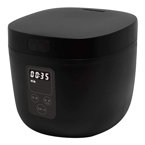 東京Deco 多機能 炊飯器 4合炊き マイコン式 マットブラック 一人暮らし 温度センサー搭載 9種類の充実のメニュー(炊飯 早炊き お粥 スープ 煮る ヨーグルト ケーキ 蒸す 保温) 合 12時間保温 サポート 炊飯器 調理鍋 独り暮らし 3 5.5 1 独り暮らし ih 合 升 d000